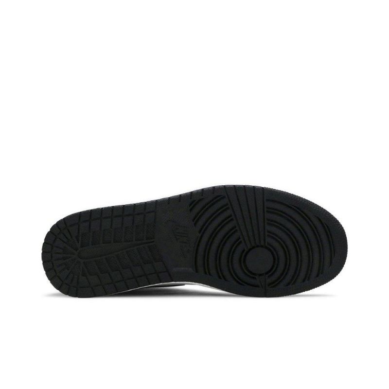 Air Jordan 1 Retro Vysoké A Černé Stříbrné Dámské Boty