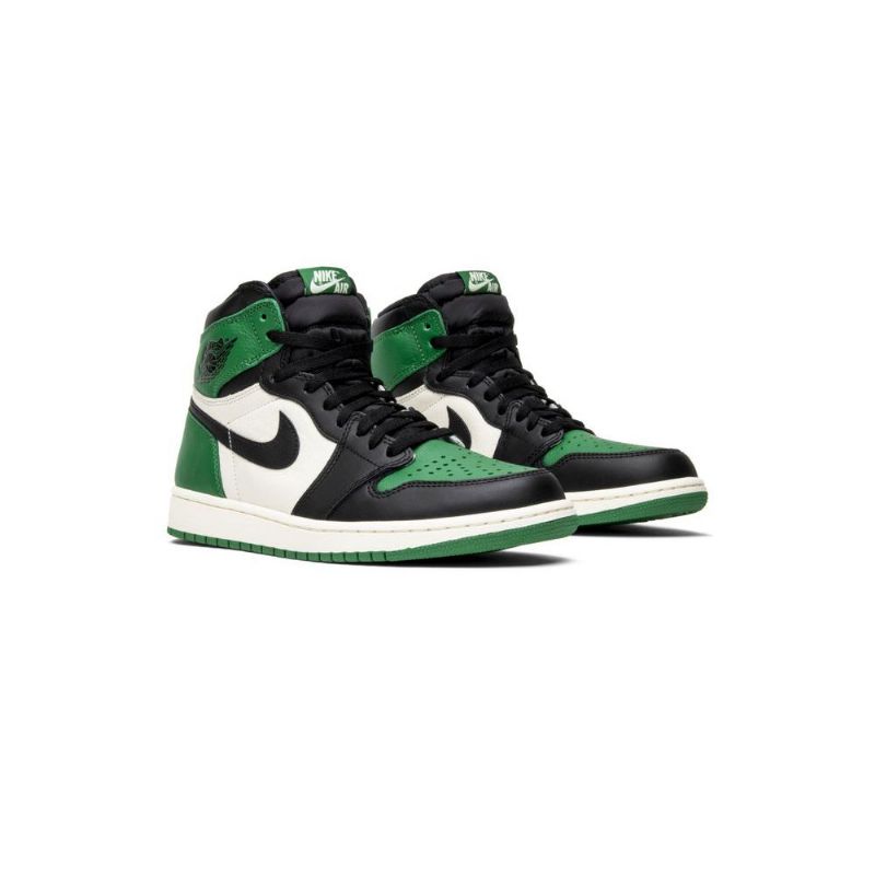 Air Jordan 1 Retro Vysoké A Zelené Bílé Černé Pánské Boty