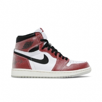 Air Jordan 1 Trophy Room Retro High Og Sp Bílá Červená Černá Pánské Boty
