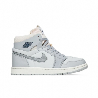 Bílé Šedé Pánské Boty Air Jordan 1 Zoom Comfort