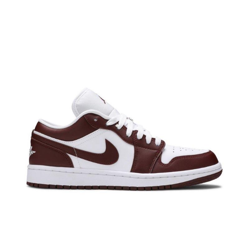 Dámská Obuv Air Jordan 1 Low Bílý Bordeaux