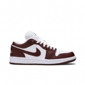 Dámská Obuv Air Jordan 1 Low Bílý Bordeaux