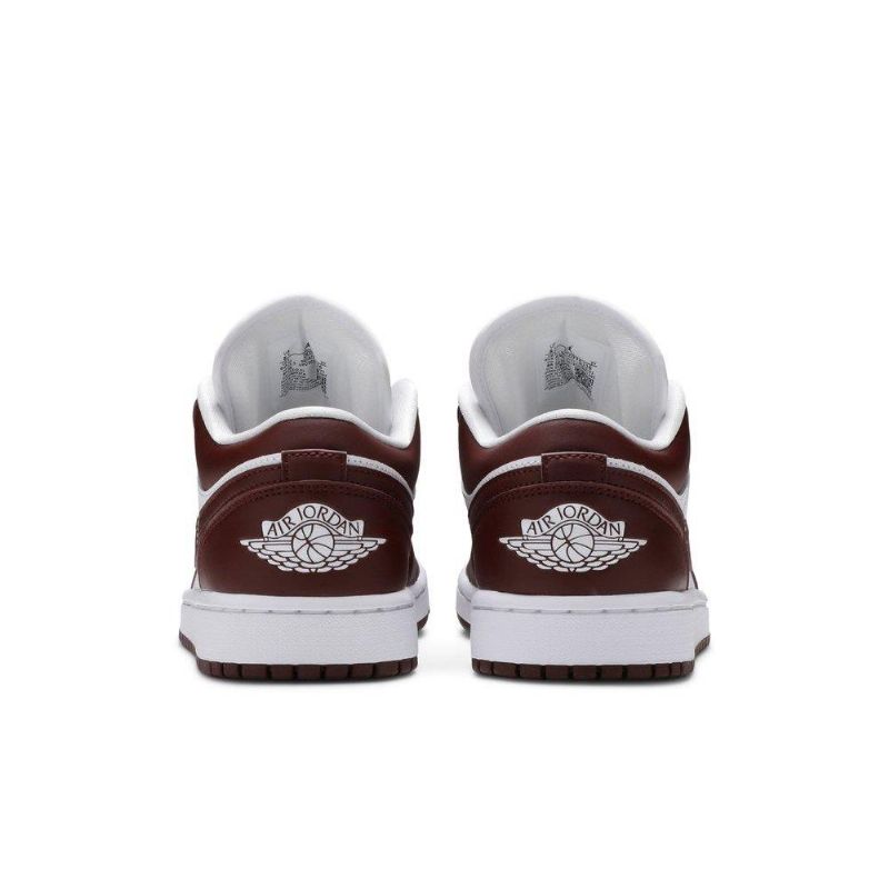 Dámská Obuv Air Jordan 1 Low Bílý Bordeaux