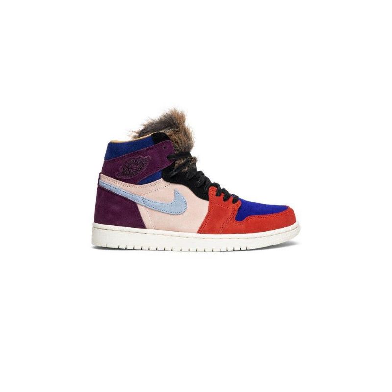 Dámské Boty Air Jordan 1 Aleali May Retro High Bordeaux Růžová Červená Modrá Černá