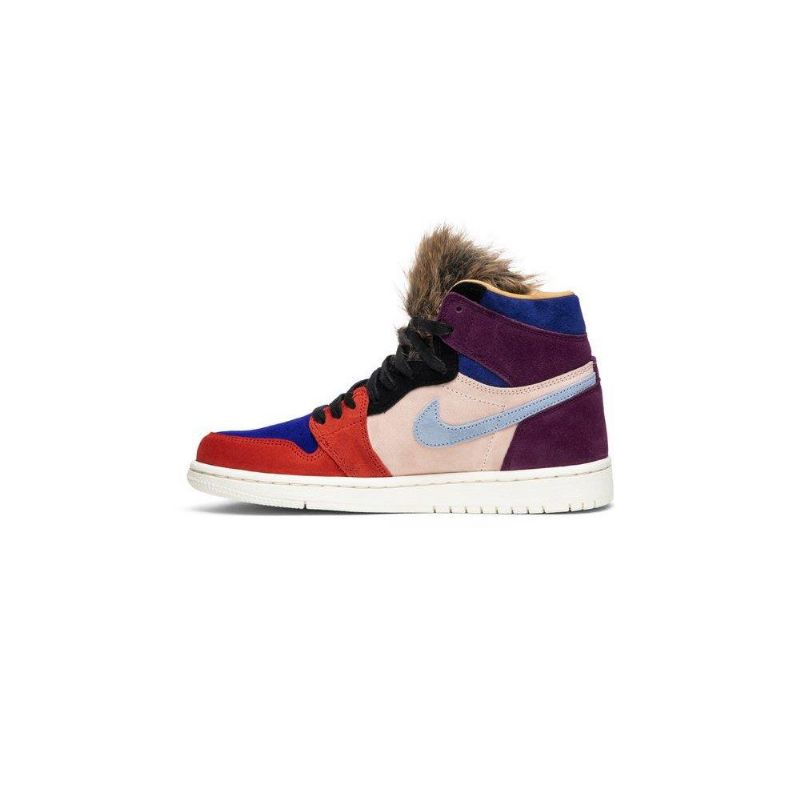 Dámské Boty Air Jordan 1 Aleali May Retro High Bordeaux Růžová Červená Modrá Černá