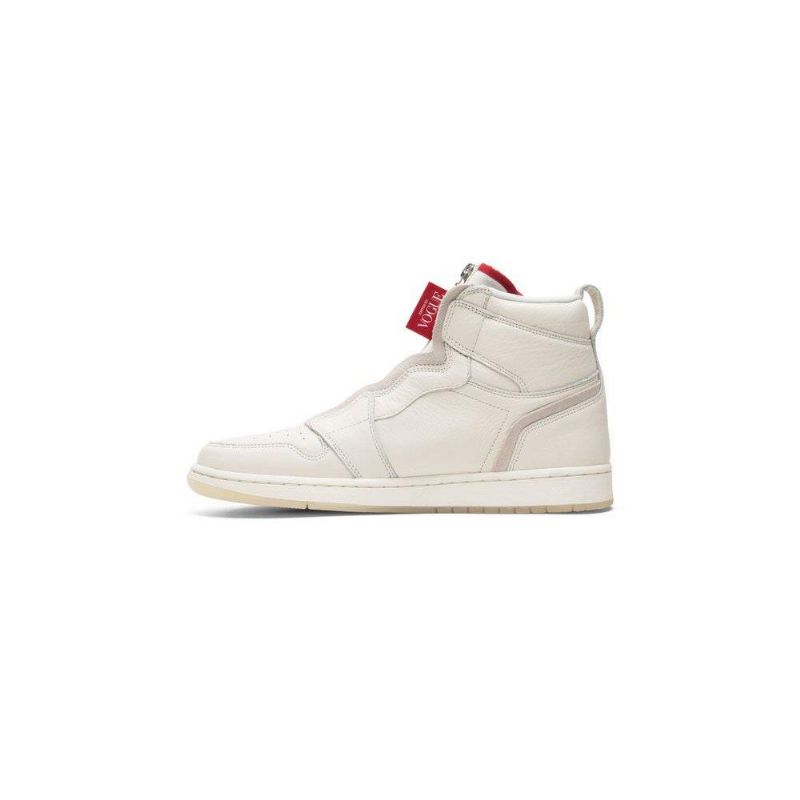 Dámské Boty Air Jordan 1 Anna Wintour Retro High Zip Bílý Červené