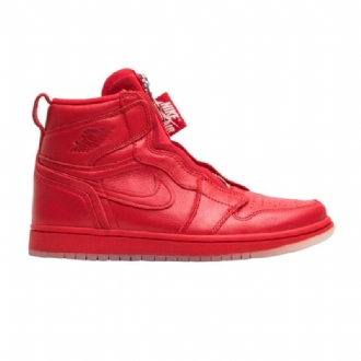 Dámské Boty Air Jordan 1 Anna Wintour Retro High Zip Červené