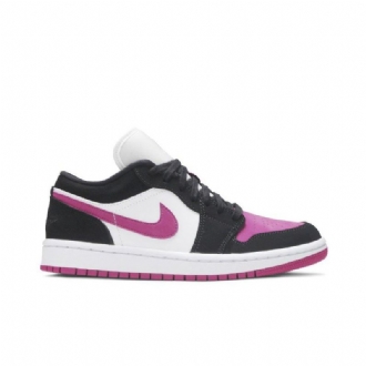 Dámské Boty Air Jordan 1 Černá Nachový Bílý