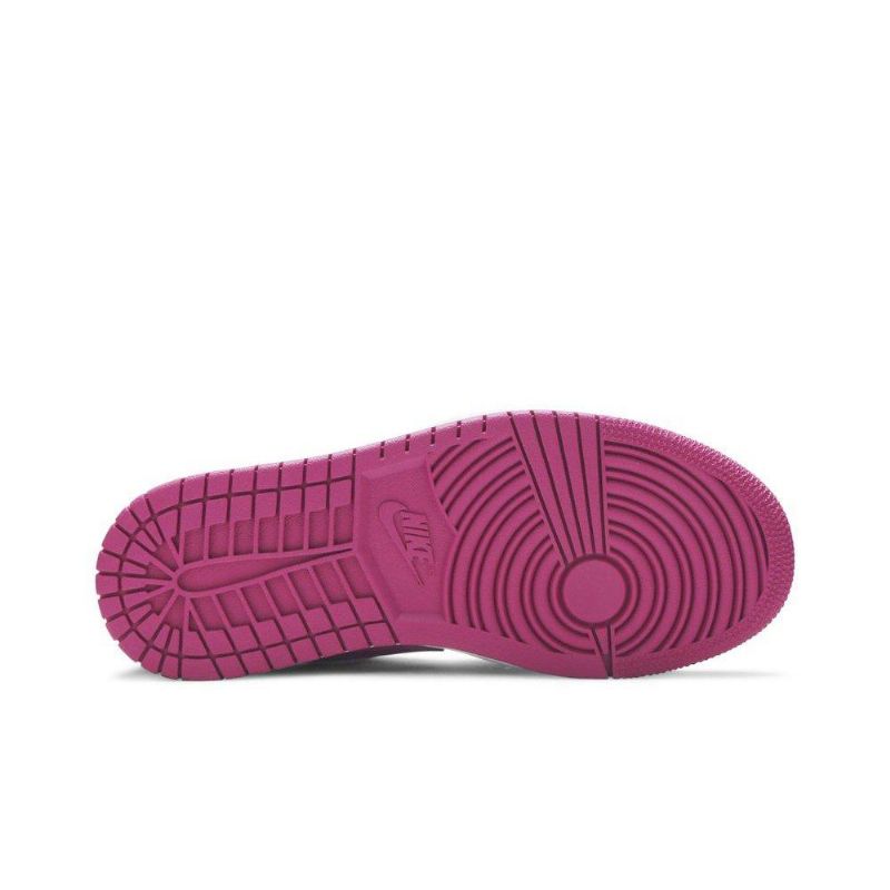 Dámské Boty Air Jordan 1 Černá Nachový Bílý