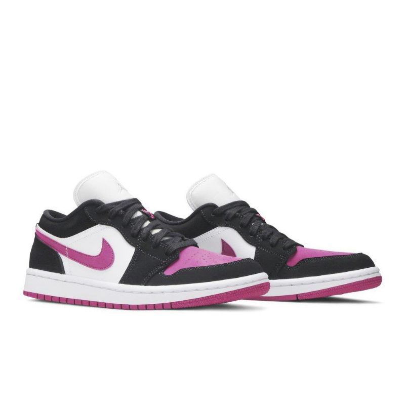 Dámské Boty Air Jordan 1 Černá Nachový Bílý
