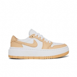 Dámské Boty Air Jordan 1 Elevate Low Bílý Hnědý
