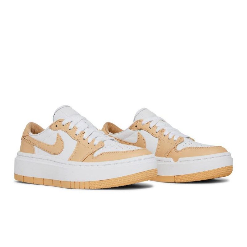 Dámské Boty Air Jordan 1 Elevate Low Bílý Hnědý