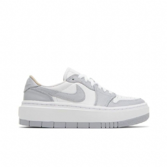 Dámské Boty Air Jordan 1 Elevate Low Bílý Šedá