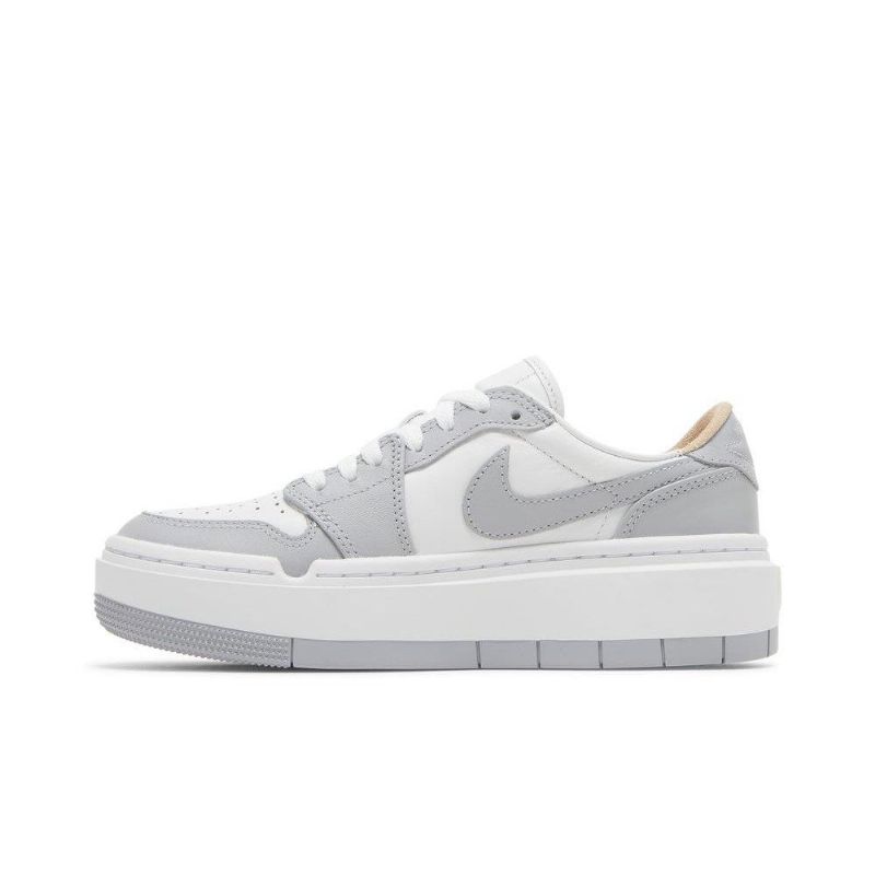 Dámské Boty Air Jordan 1 Elevate Low Bílý Šedá