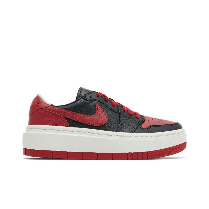 Dámské Boty Air Jordan 1 Elevate Low Se Červená Černá Bílá