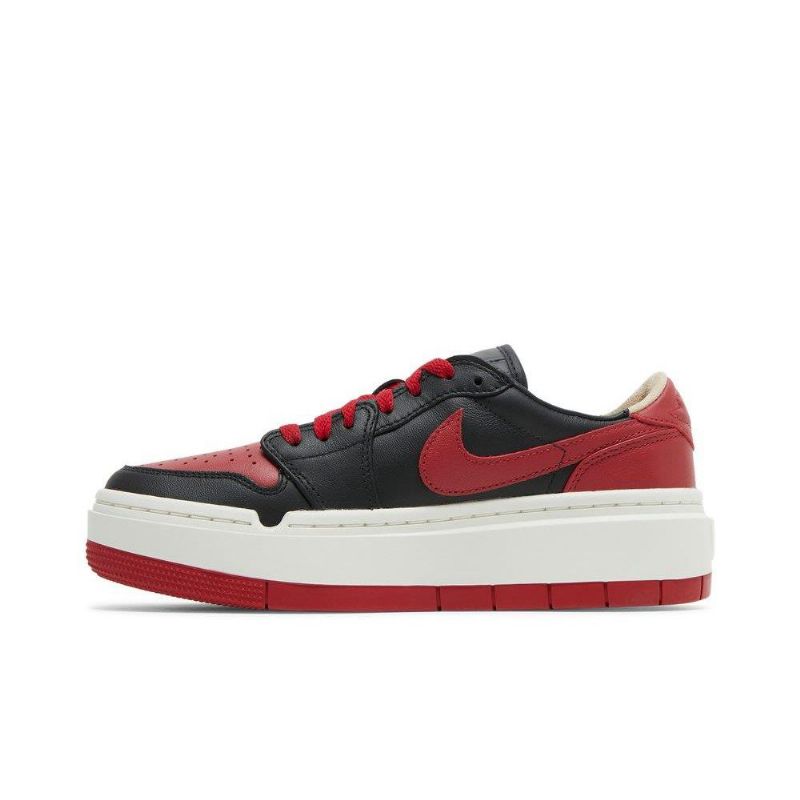 Dámské Boty Air Jordan 1 Elevate Low Se Červená Černá Bílá
