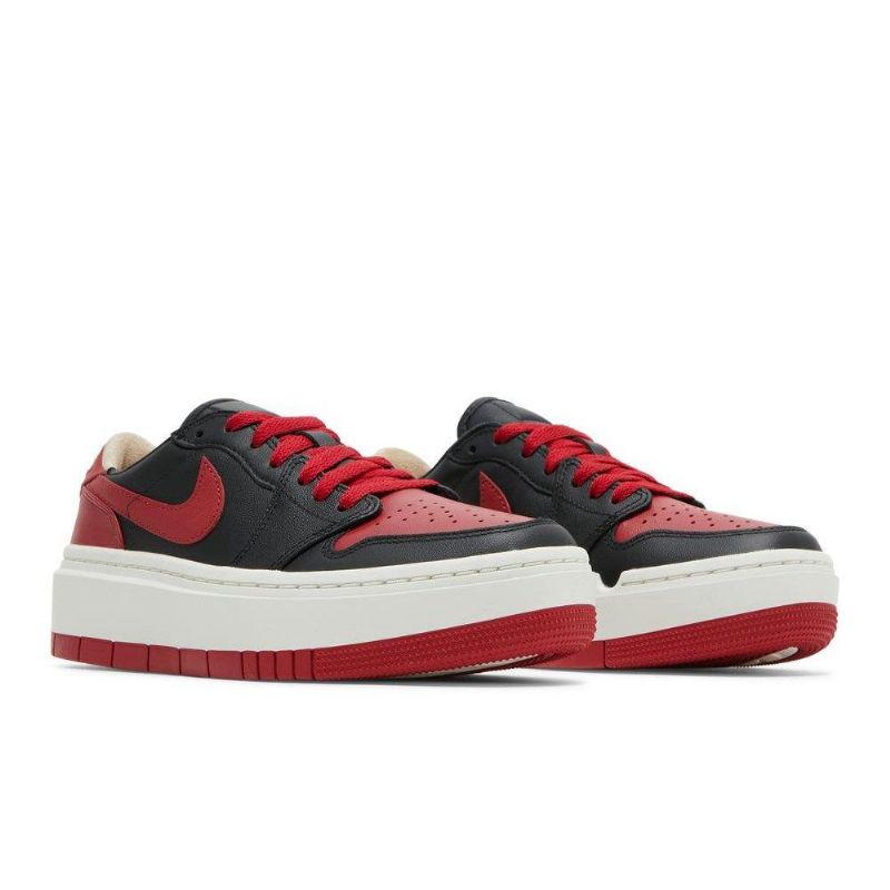 Dámské Boty Air Jordan 1 Elevate Low Se Červená Černá Bílá