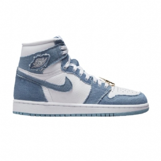 Dámské Boty Air Jordan 1 High Og Bílý Modrý Zlatý