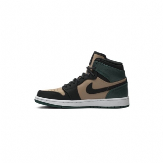 Dámské Boty Air Jordan 1 High Premium Béžová Černá Zelená