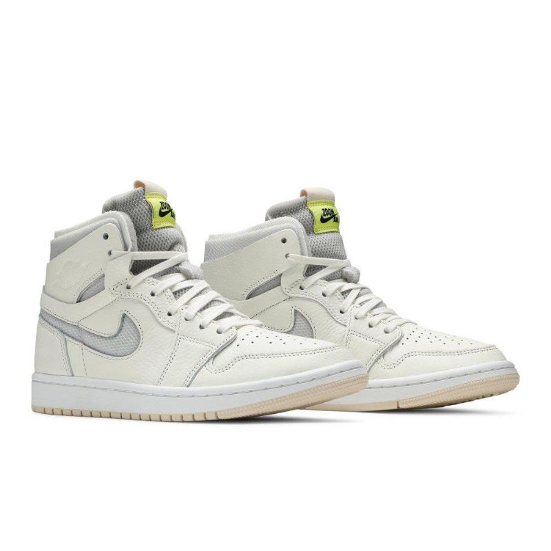 Dámské Boty Air Jordan 1 High Zoom Bílá Šedá Žlutá