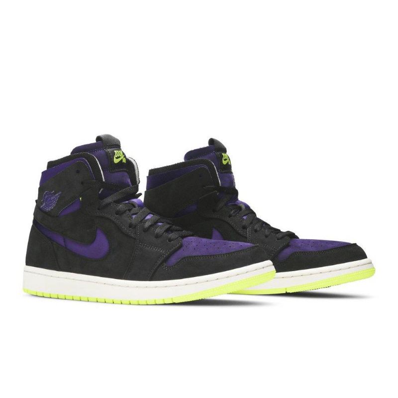 Dámské Boty Air Jordan 1 High Zoom Černá Nachový Žlutá