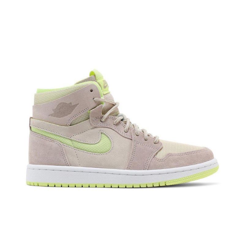 Dámské Boty Air Jordan 1 High Zoom Comfort Bílá Šedá Žlutá
