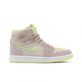 Dámské Boty Air Jordan 1 High Zoom Comfort Bílá Šedá Žlutá