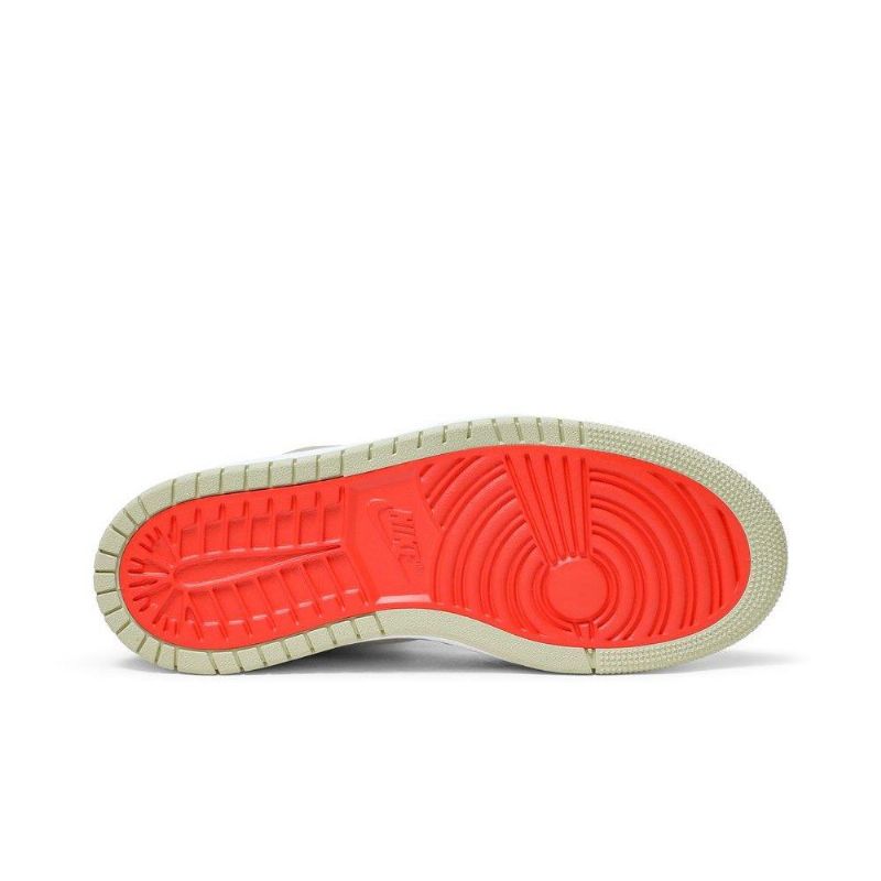 Dámské Boty Air Jordan 1 High Zoom Comfort Bílý Olive Zelená Khaki