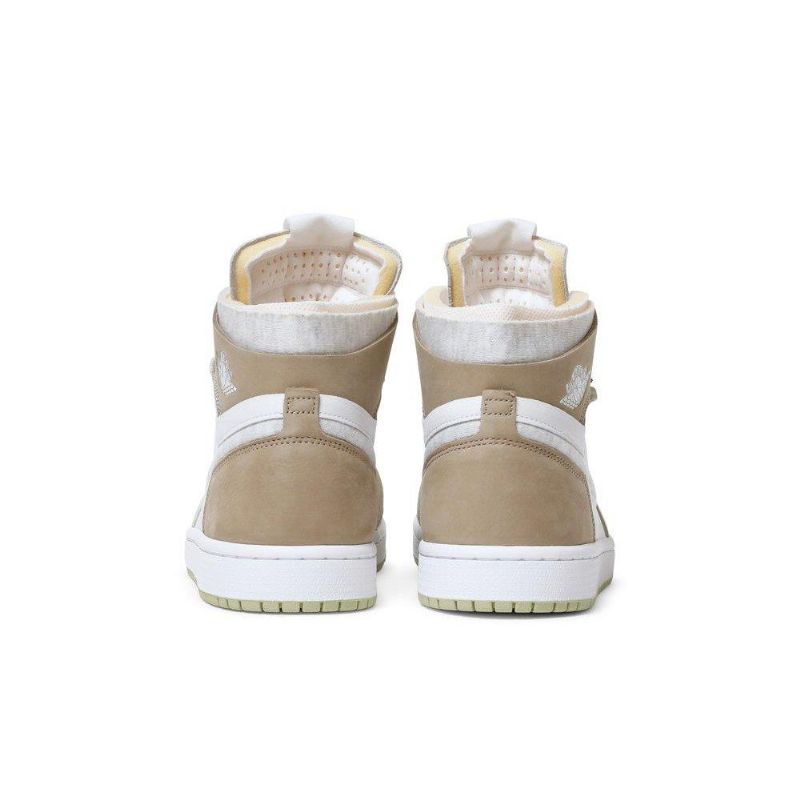 Dámské Boty Air Jordan 1 High Zoom Comfort Bílý Olive Zelená Khaki