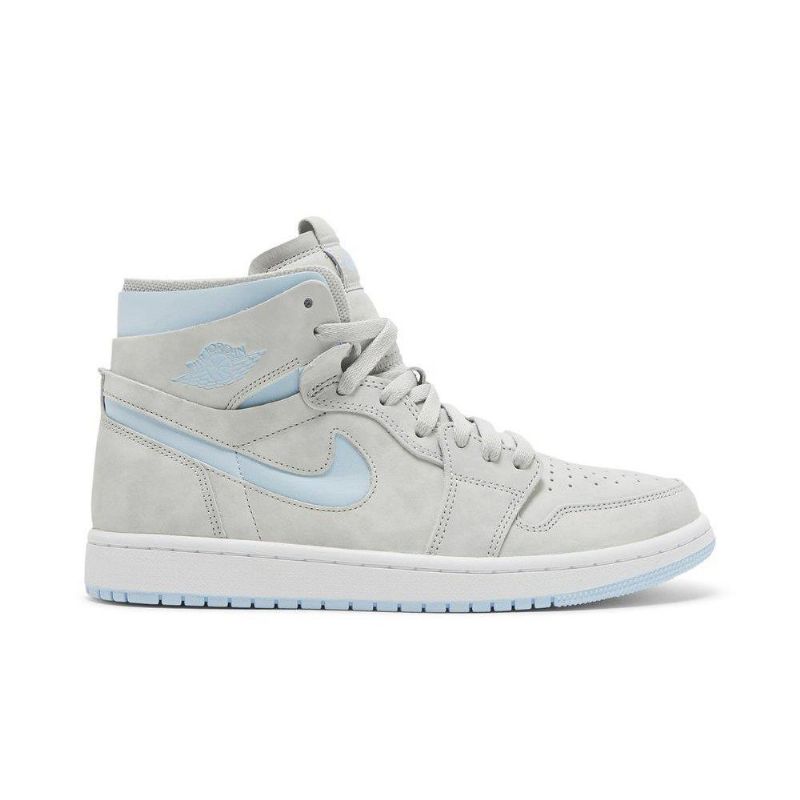 Dámské Boty Air Jordan 1 High Zoom Comfort V Šedé Modré Barvě