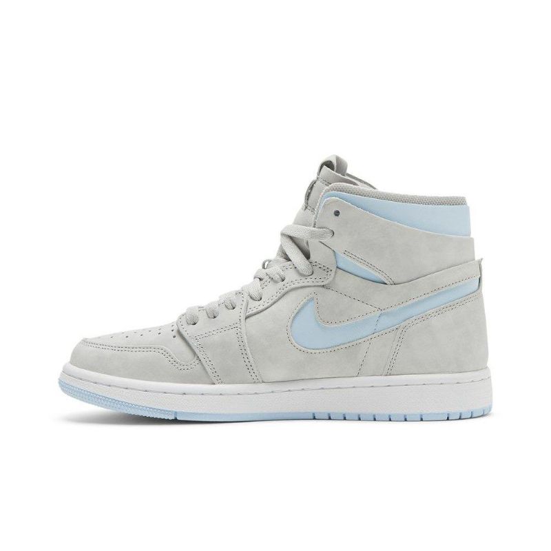 Dámské Boty Air Jordan 1 High Zoom Comfort V Šedé Modré Barvě