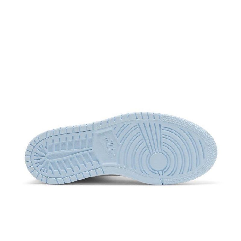 Dámské Boty Air Jordan 1 High Zoom Comfort V Šedé Modré Barvě