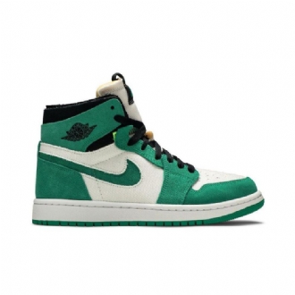 Dámské Boty Air Jordan 1 High Zoom Comfort Zelená Bílá Černá