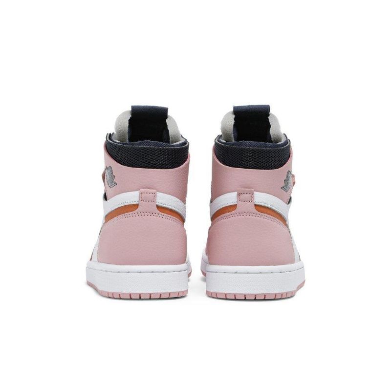 Dámské Boty Air Jordan 1 High Zoom Růžová Bílá Šedá Černá