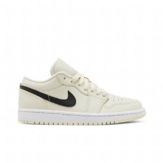 Dámské Boty Air Jordan 1 Low Béžová Černá