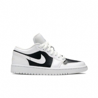 Dámské Boty Air Jordan 1 Low Bílý Černá
