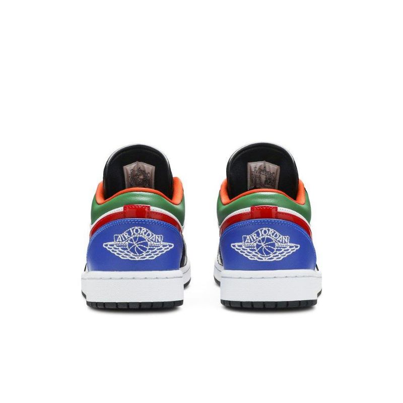 Dámské Boty Air Jordan 1 Low Bílý Černá Vícebarevná