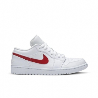 Dámské Boty Air Jordan 1 Low Bílý Červené