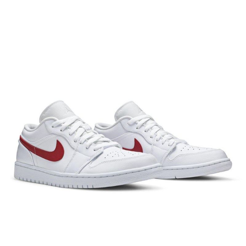 Dámské Boty Air Jordan 1 Low Bílý Červené