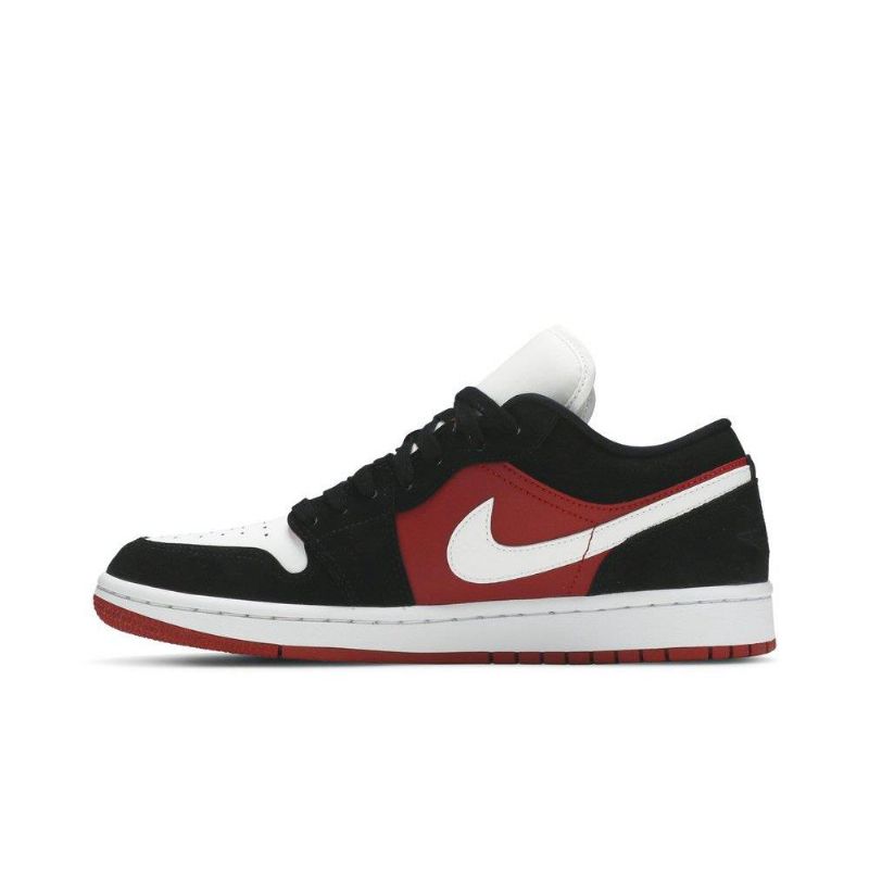 Dámské Boty Air Jordan 1 Low Bílý Červené Černá