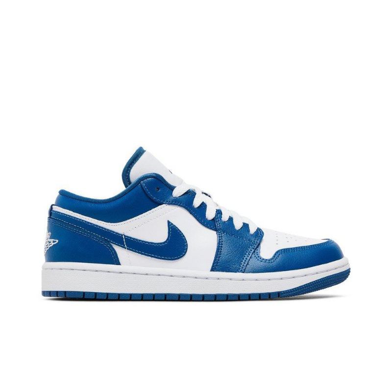 Dámské Boty Air Jordan 1 Low Bílý Modrý