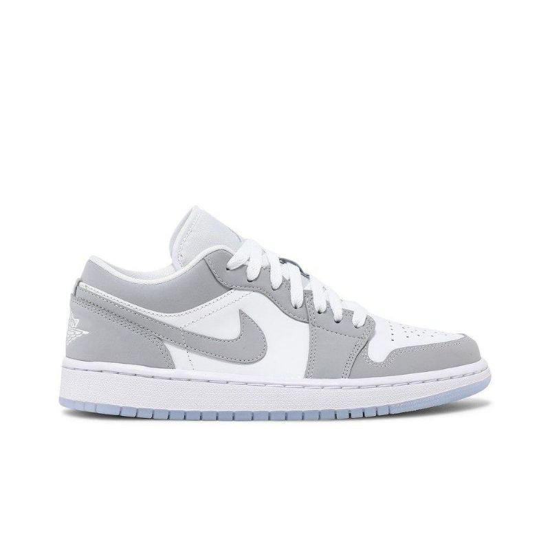 Dámské Boty Air Jordan 1 Low Bílý Šedá