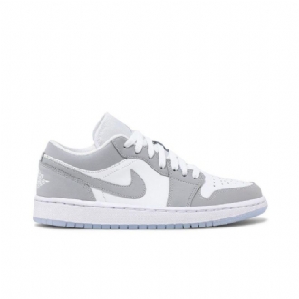 Dámské Boty Air Jordan 1 Low Bílý Šedá