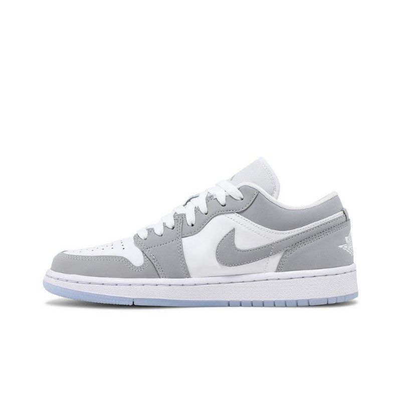 Dámské Boty Air Jordan 1 Low Bílý Šedá
