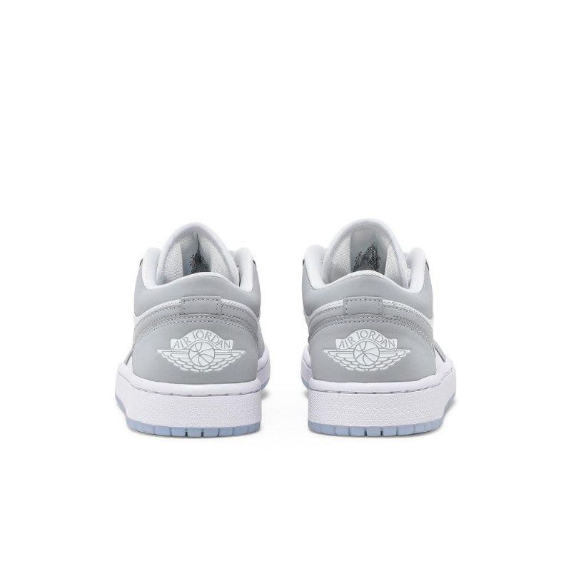 Dámské Boty Air Jordan 1 Low Bílý Šedá