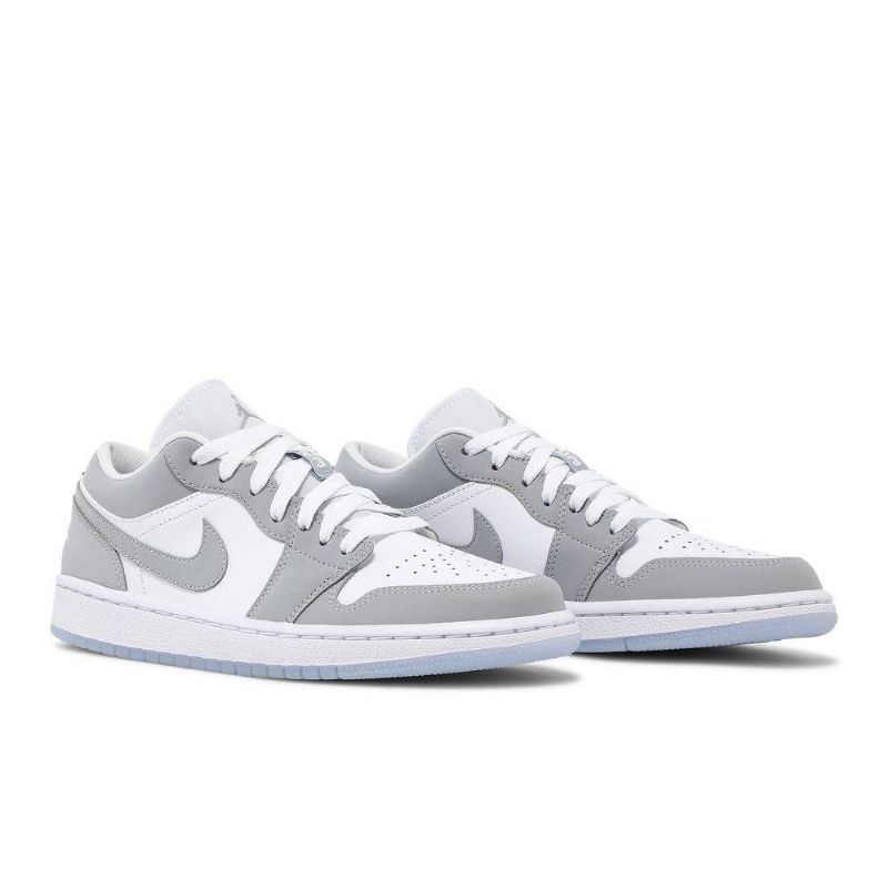 Dámské Boty Air Jordan 1 Low Bílý Šedá