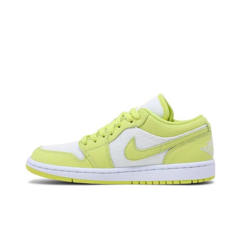 Dámské Boty Air Jordan 1 Low Bílý Zelená