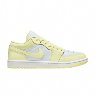 Dámské Boty Air Jordan 1 Low Bílý Žlutá