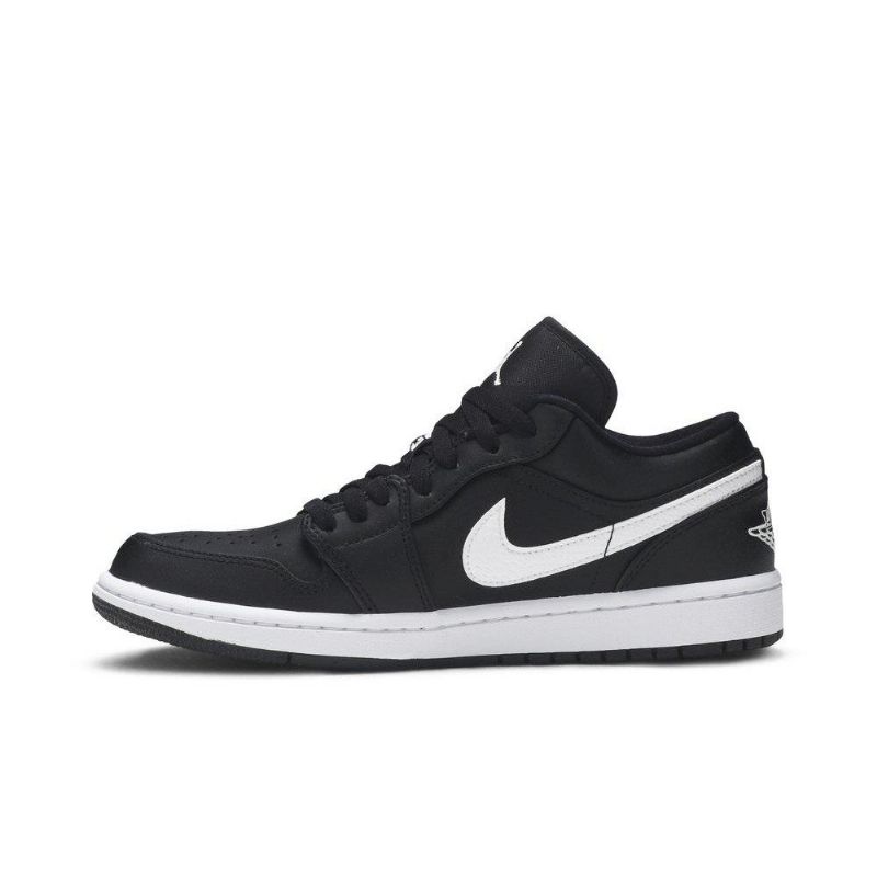 Dámské Boty Air Jordan 1 Low Černá Bílý