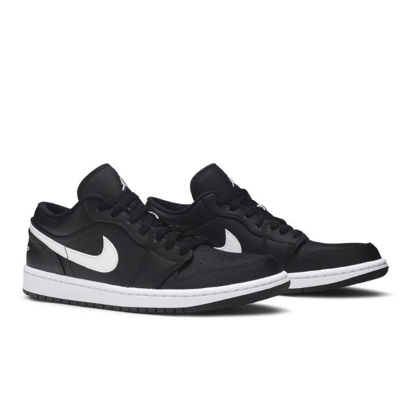 Dámské Boty Air Jordan 1 Low Černá Bílý